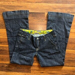 MISS ME Flare Dark Jeans. Size 29
